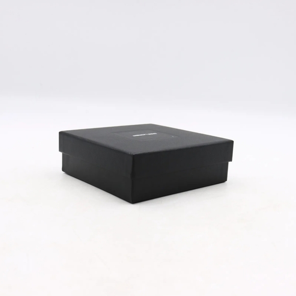 *SOLD* Perfect Luxury Gift of Love Black & Silver Saint Laurent Clip-On Earrings - Picture 9 of 11